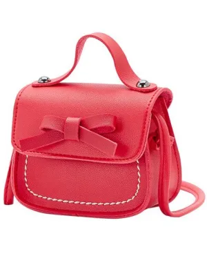 Girls Tiny Bow Crossbody Handbag