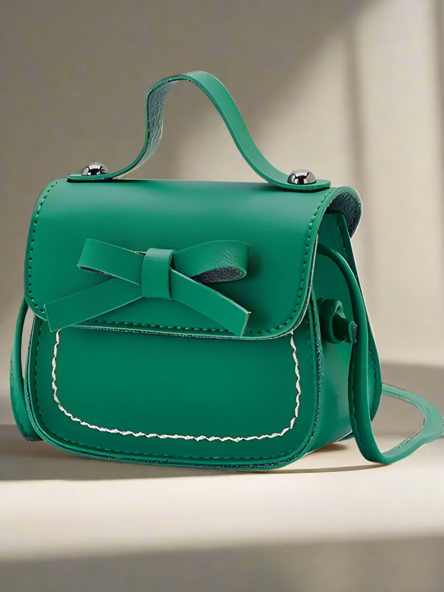 Girls Tiny Bow Crossbody Handbag