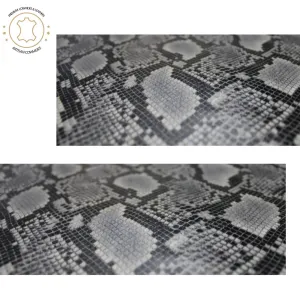 Gray PYTHON PRINTED LEATHER 12"x12 12"x18", 12"x24" Precuts