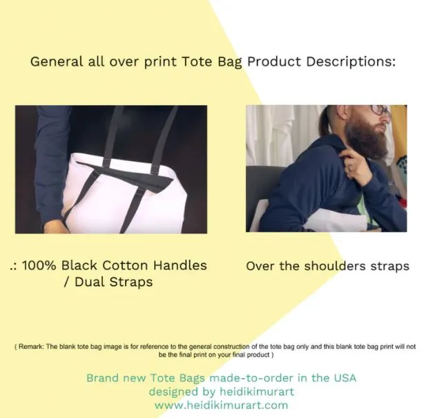 Grey Watercolor Dots Tote Bag, Abstract Watercolor Dotted Square 13"x13", 16"x16", 18"x18" Premium Quality Market Tote Bag - Made in USA