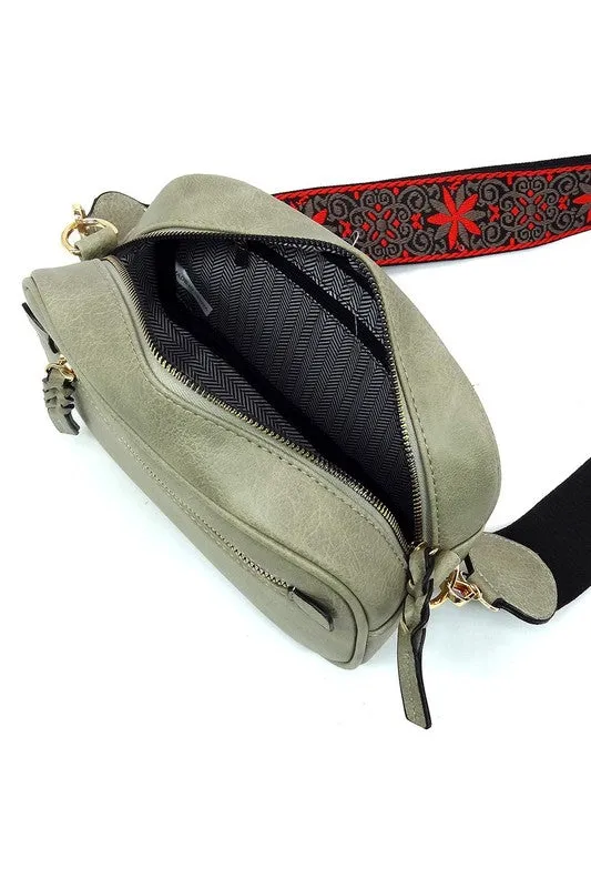 Guitar strap Crossbody Bag- 10 colors