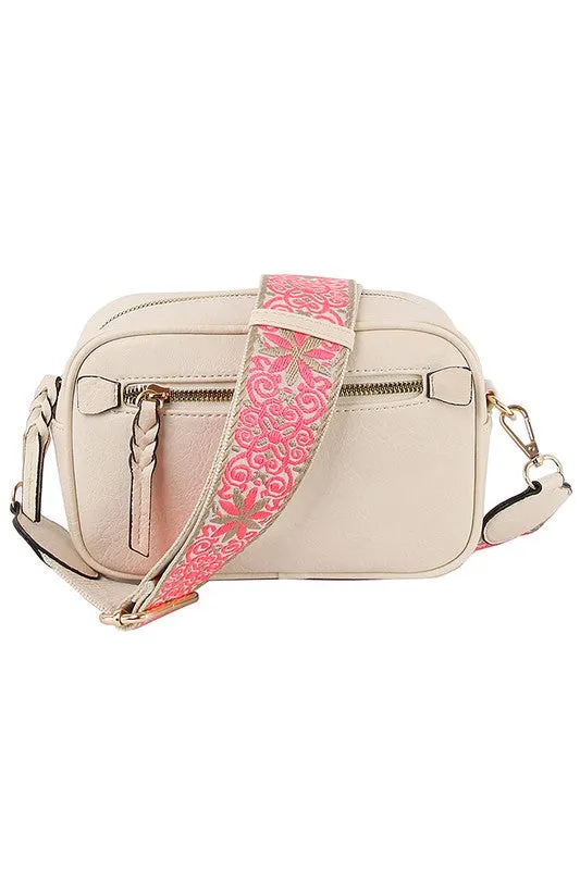 Guitar strap Crossbody Bag- 10 colors