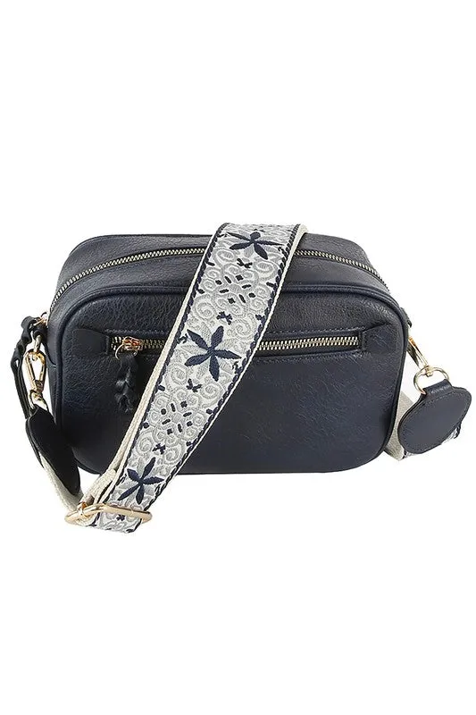 Guitar strap Crossbody Bag- 10 colors