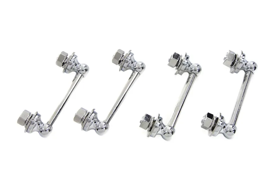 HARLEY Chrome Saddlebag Hanger Set fits 1936-1952 EL,   1941-1957 FL,