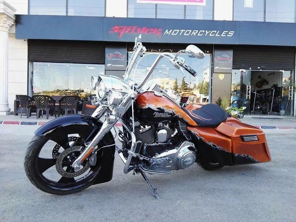 Harley Davidson 5" Fifty Five Stretched Saddlebag LED Fender Tank Shroud Side Covers Full Body Kit