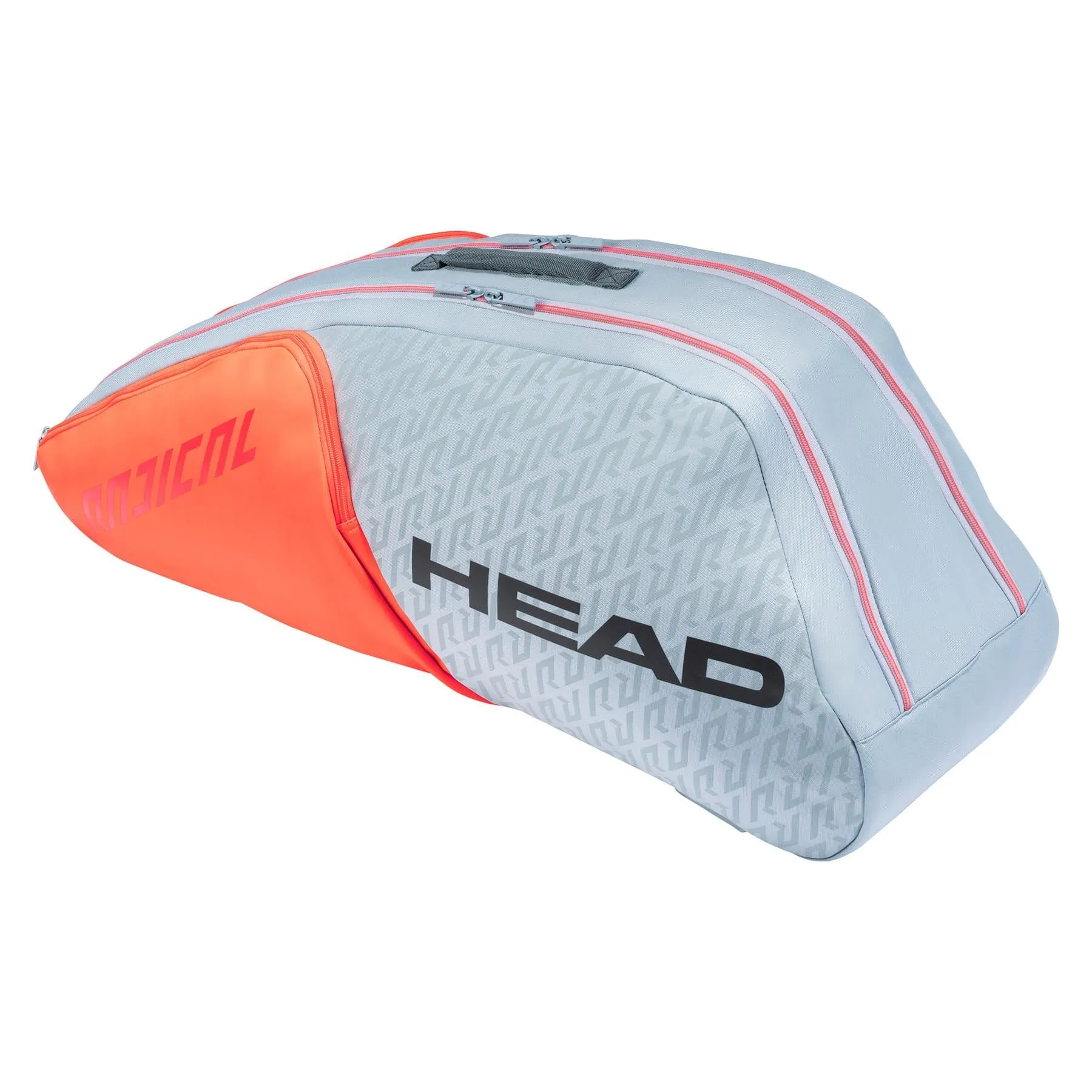 HEAD Radical 6R Combi 6 Racket Bag - Grey / Orange