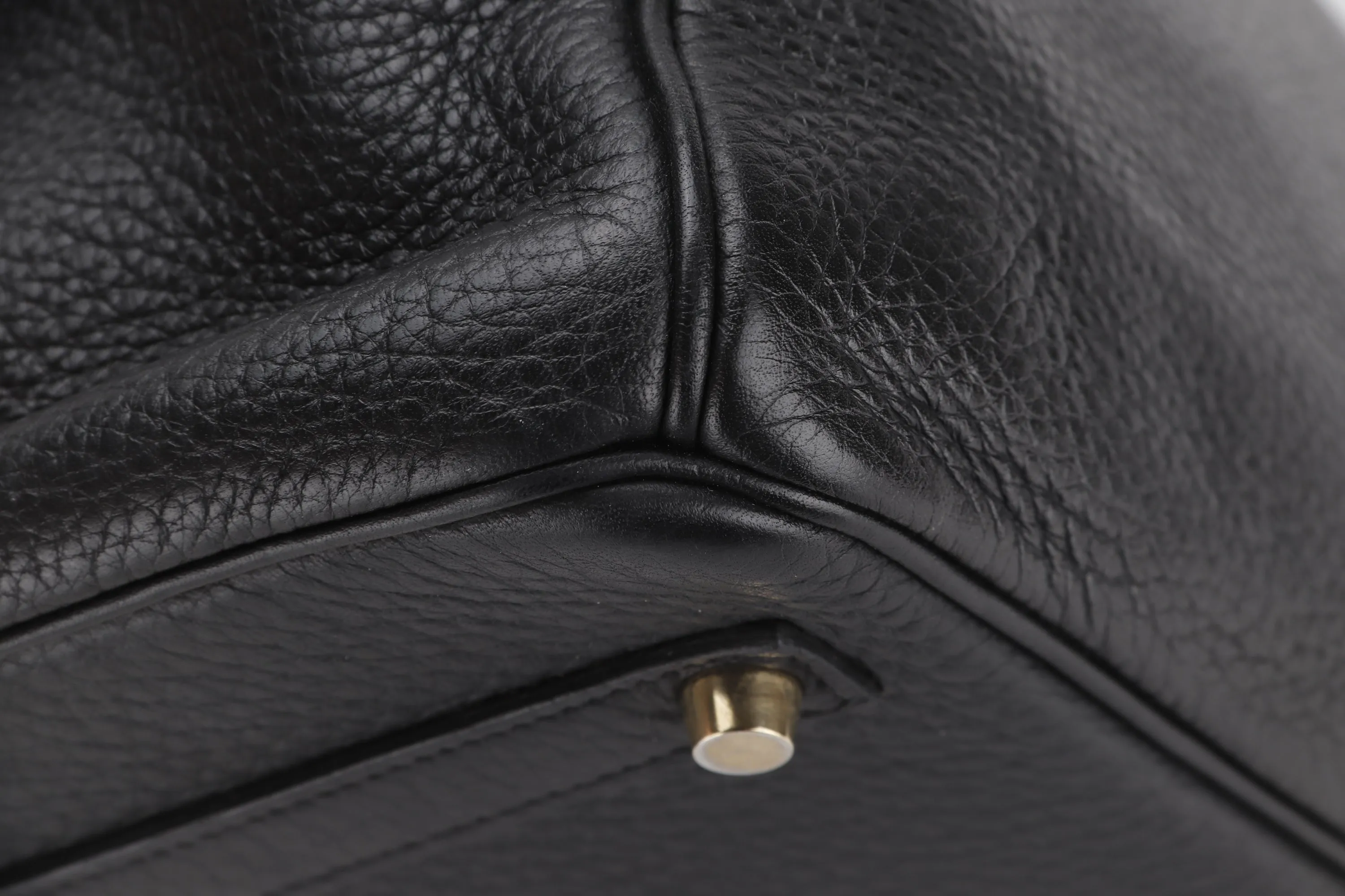 HERMES BIRKIN 35 [STAMP P (YEAR 2012)] BLACK TOGO LEATHER GOLD HARDWARE, WITH LOCK, KEYS & DUST COVER