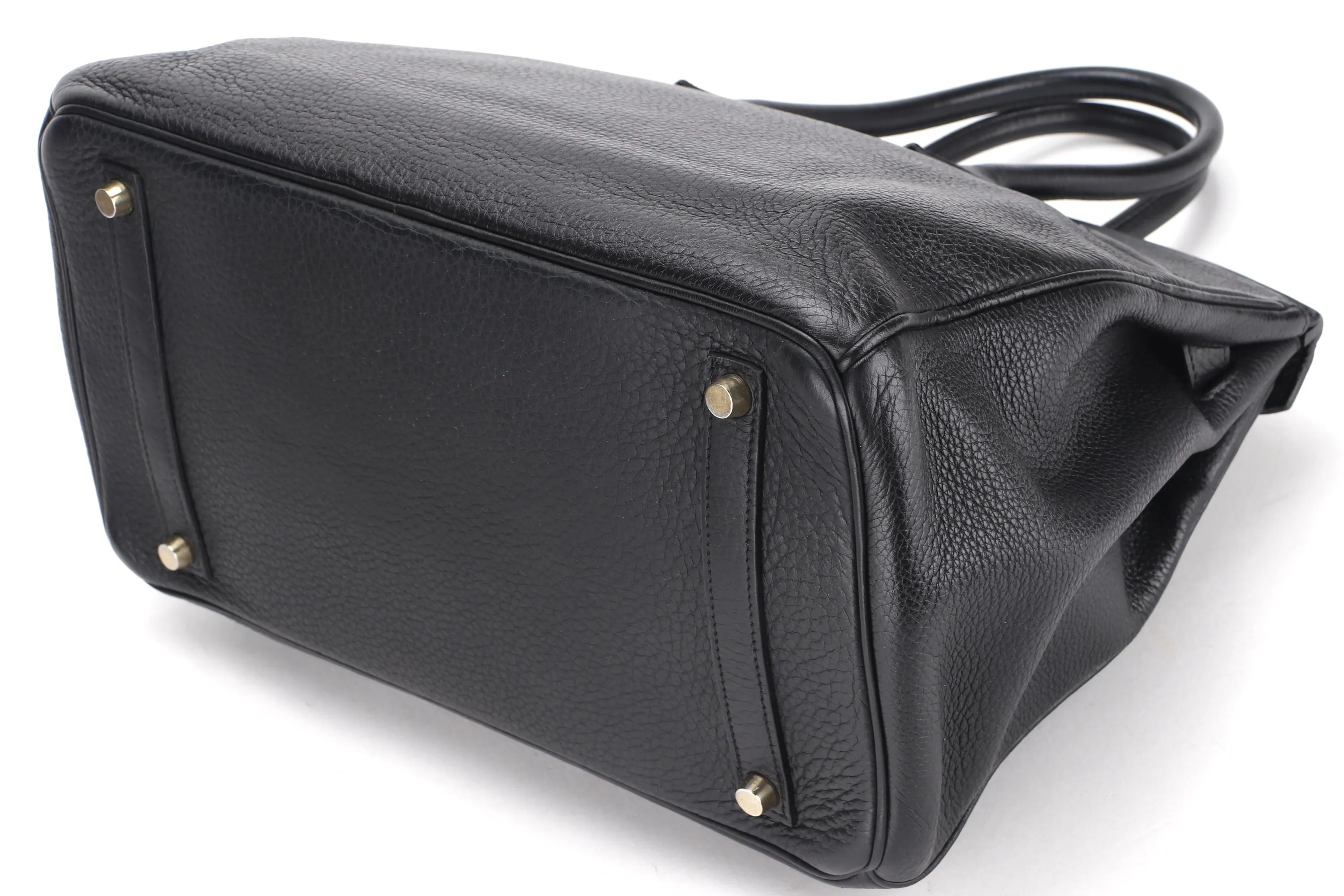 HERMES BIRKIN 35 [STAMP P (YEAR 2012)] BLACK TOGO LEATHER GOLD HARDWARE, WITH LOCK, KEYS & DUST COVER