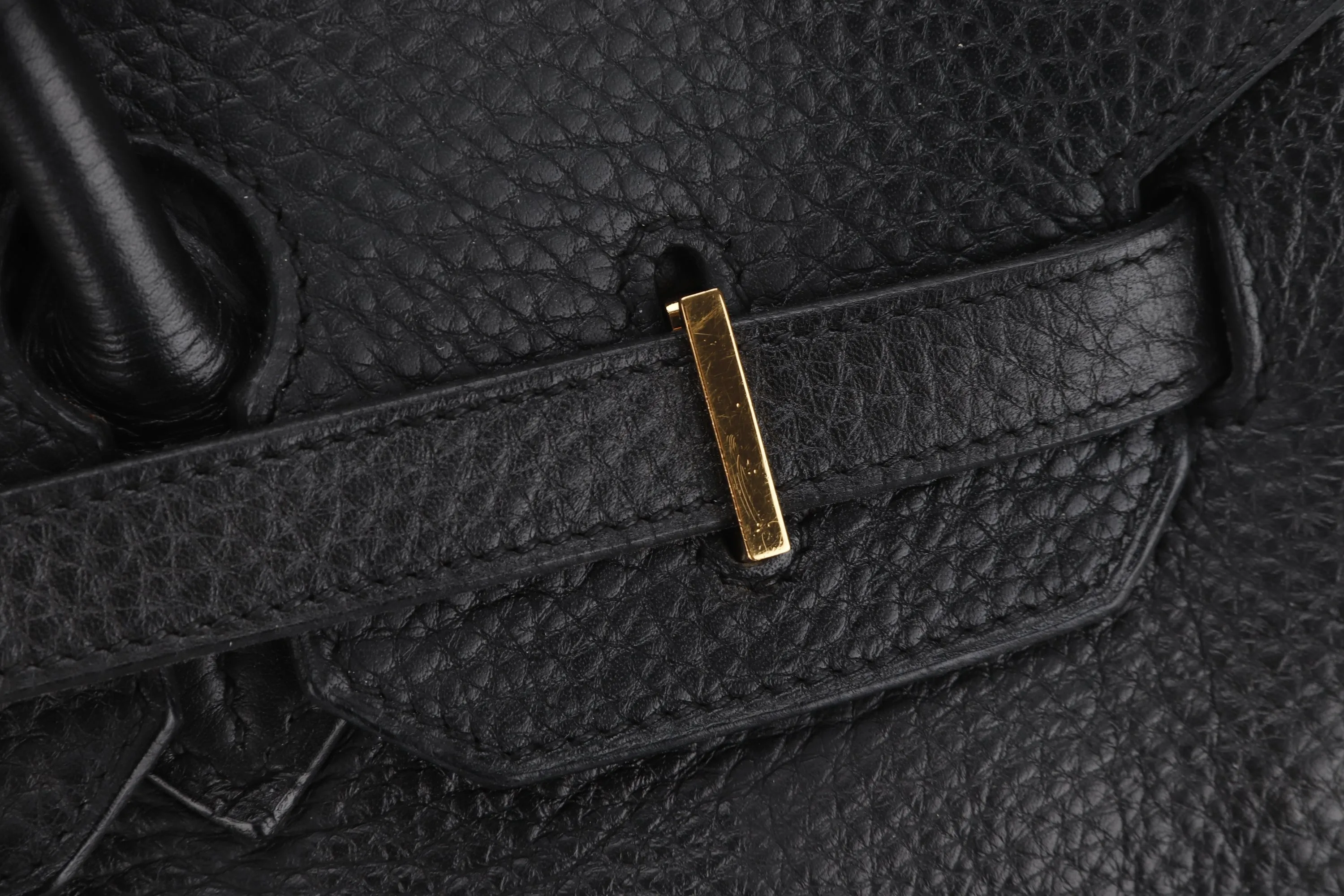 HERMES BIRKIN 35 [STAMP P (YEAR 2012)] BLACK TOGO LEATHER GOLD HARDWARE, WITH LOCK, KEYS & DUST COVER