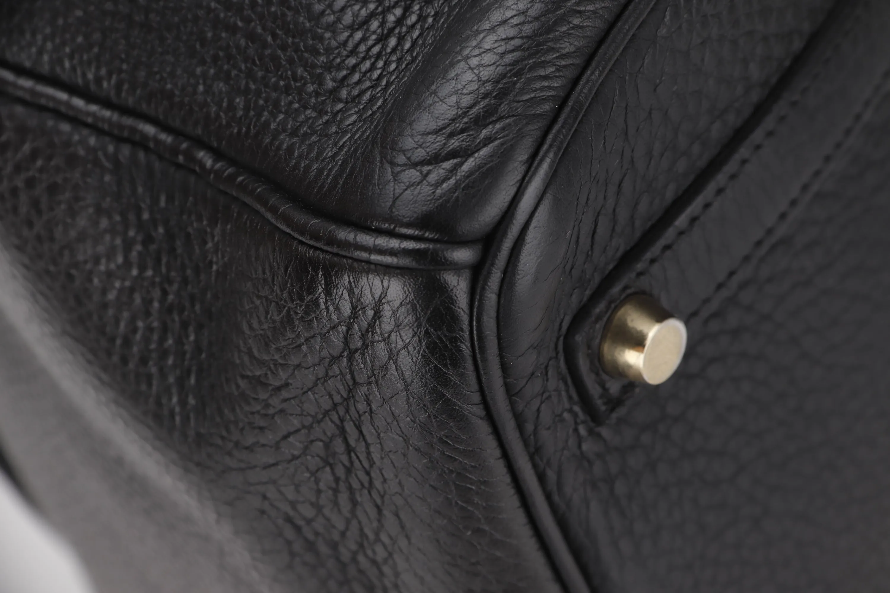 HERMES BIRKIN 35 [STAMP P (YEAR 2012)] BLACK TOGO LEATHER GOLD HARDWARE, WITH LOCK, KEYS & DUST COVER