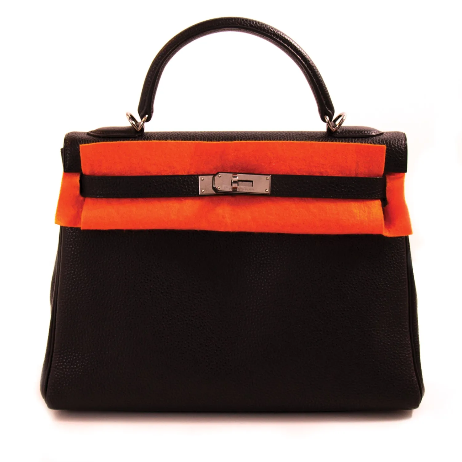 Hermès Kelly 32 Retourne Noir Togo