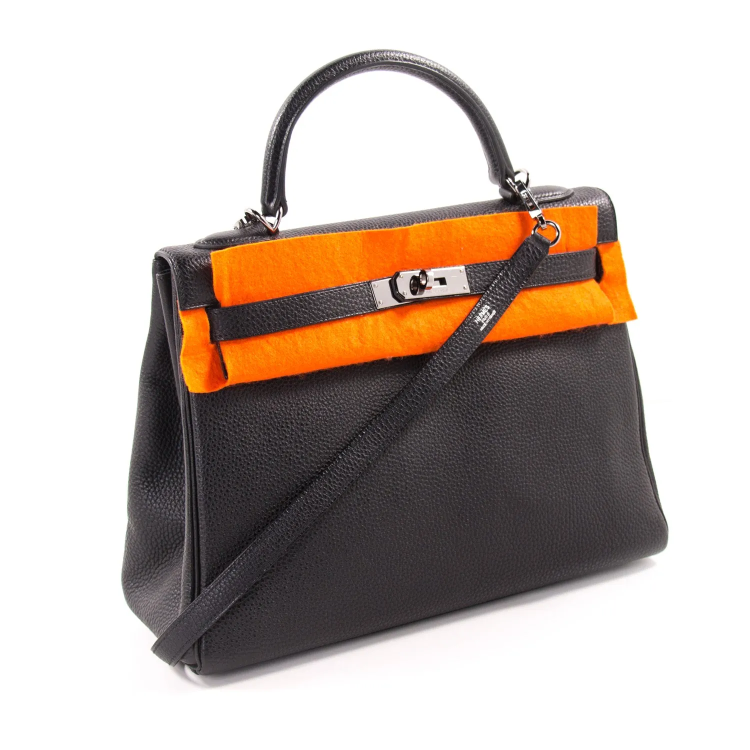 Hermès Kelly 32 Retourne Noir Togo