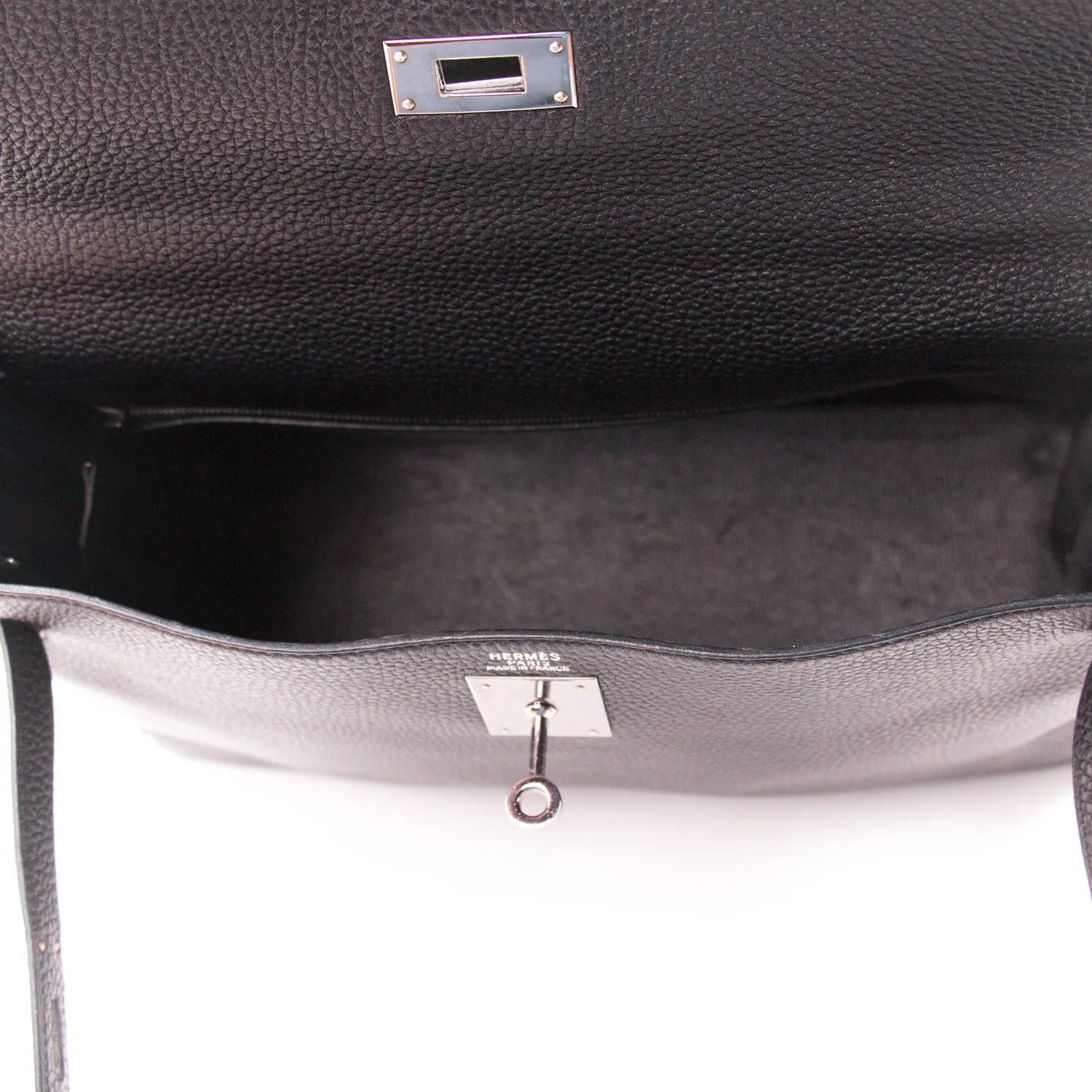 Hermès Kelly 32 Retourne Noir Togo
