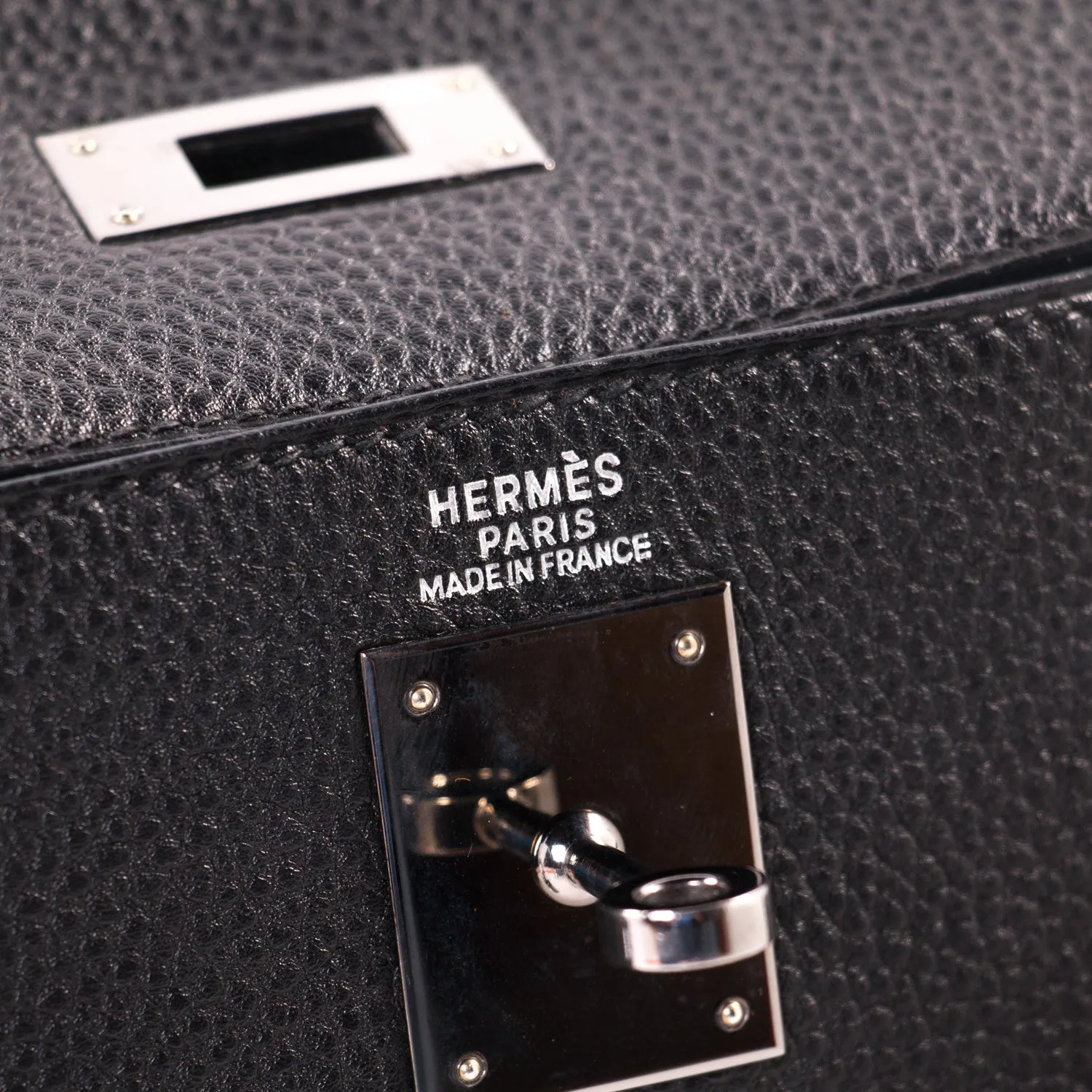 Hermès Kelly 32 Retourne Noir Togo