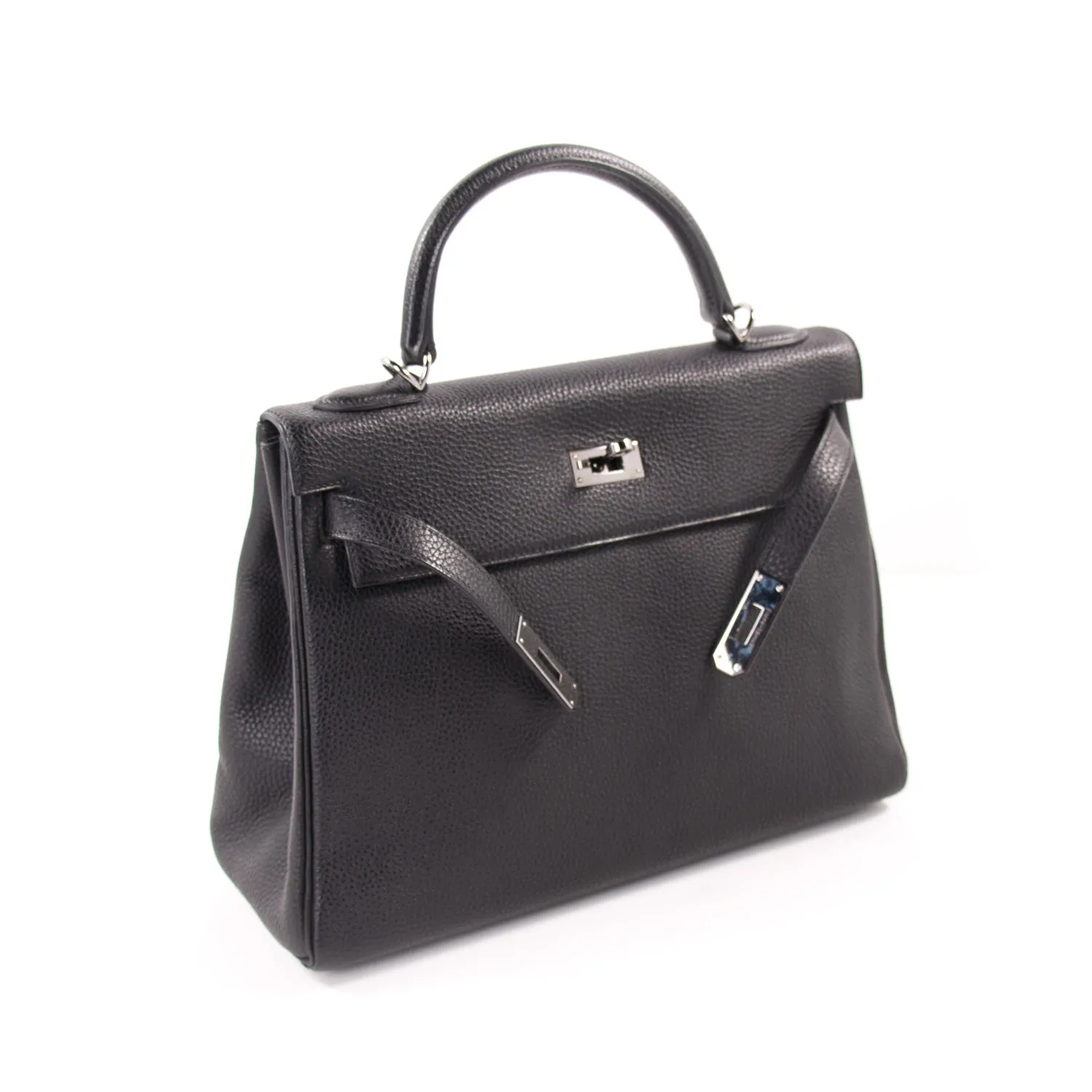 Hermès Kelly 32 Retourne Noir Togo