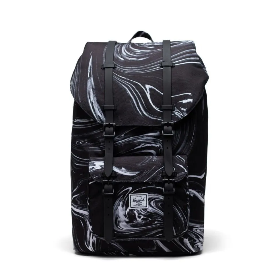 Herschel Little America Backpack - Paint Pour Black
