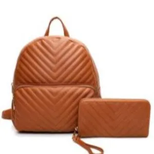 In My Bag Quilted Backpack with Matching Wallet