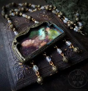 Iridescent Ophelia ~ Pictorial Shrine Amulet