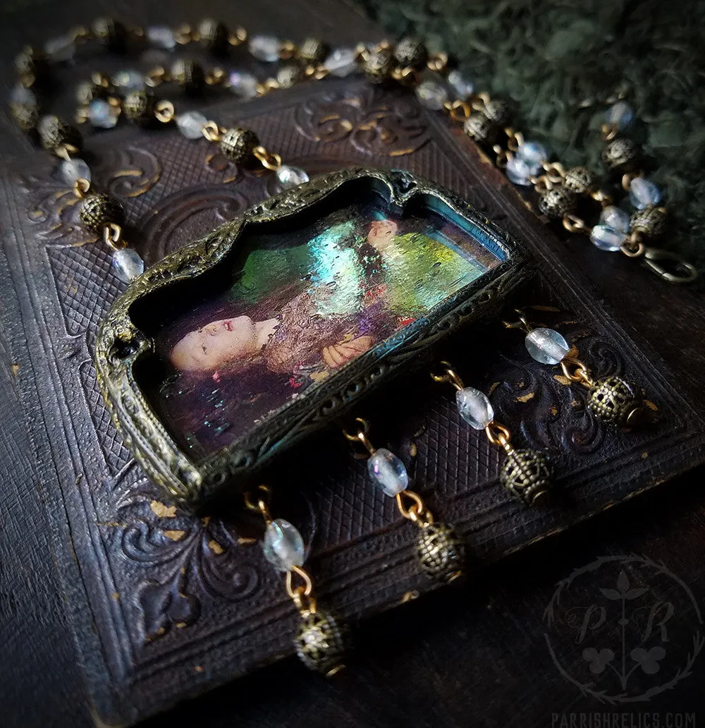Iridescent Ophelia ~ Pictorial Shrine Amulet