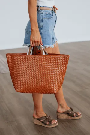 Keeley Tote Bag - Cognac