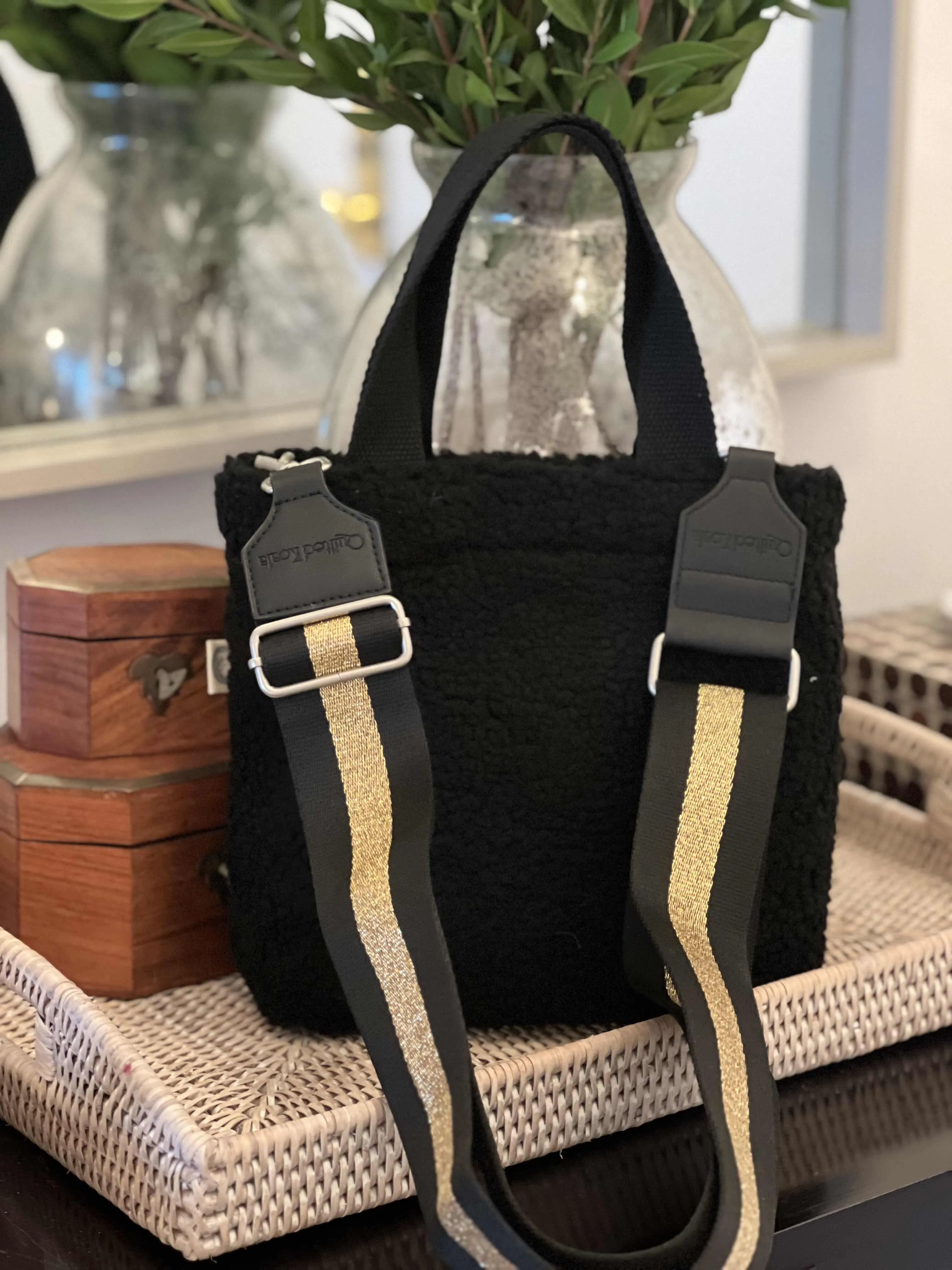 Koala Straps: Black & Gold