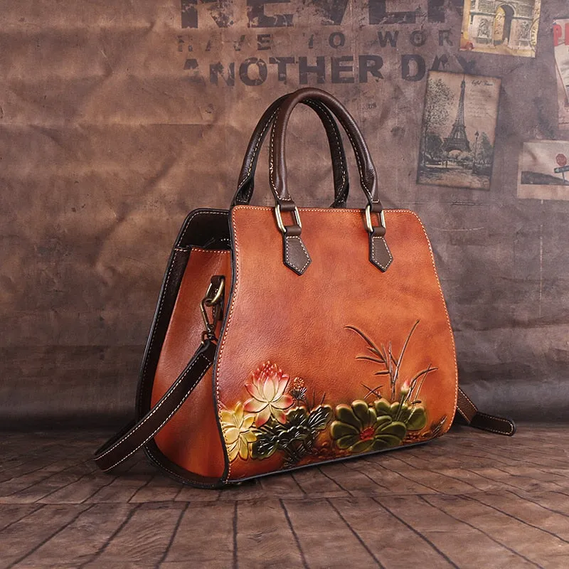 Large Capacity Cow Leather Women Bag