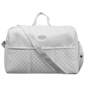 Large Grey Quilted Changing Bag