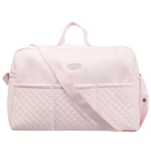 Large Pink Quilted Changing Bag