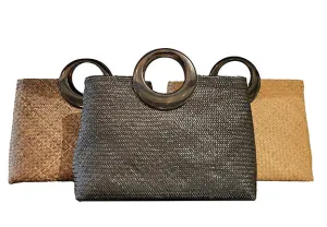Large Rattan Bag (Round Handle)