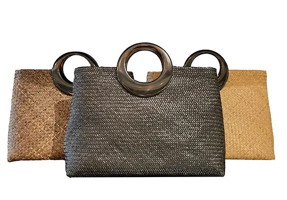 Large Rattan Bag (Round Handle)