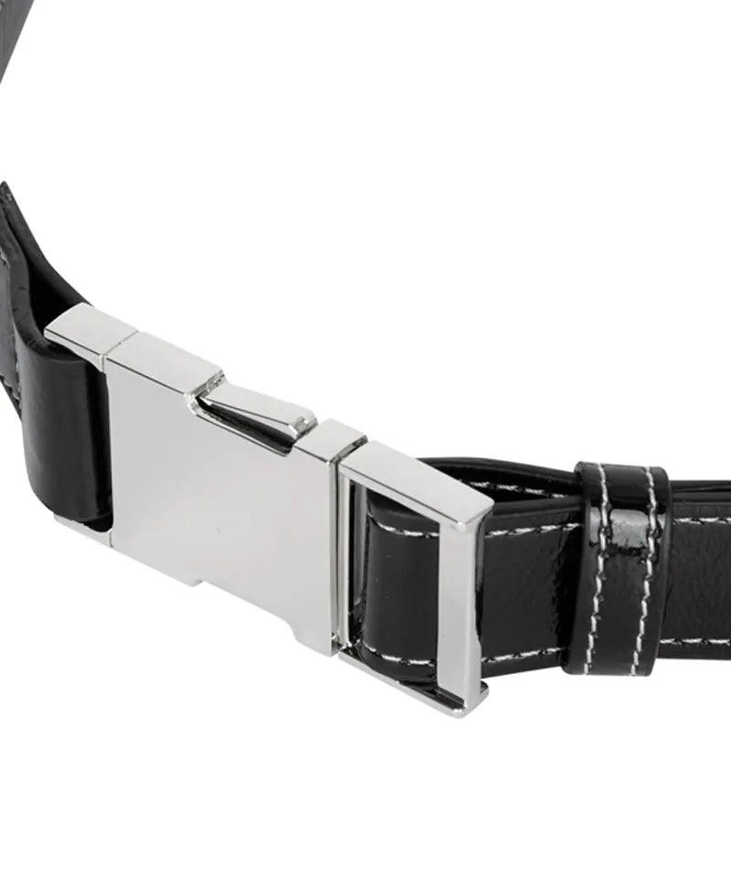 LE SONNET Shining Belt Bag - Black