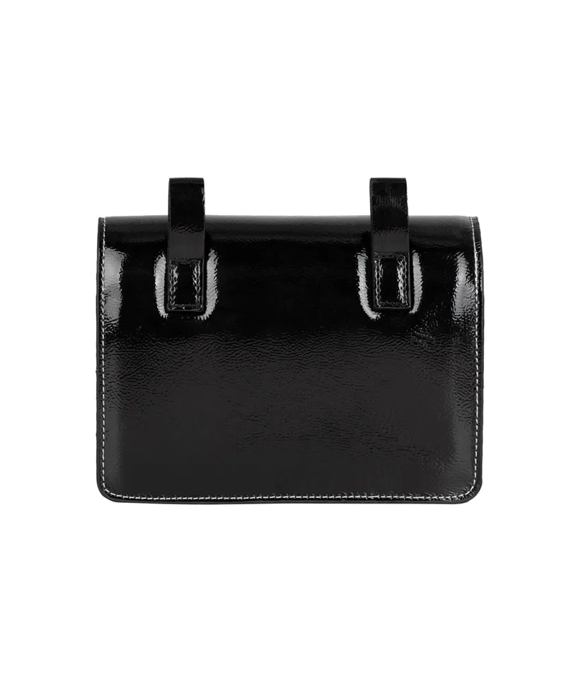 LE SONNET Shining Belt Bag - Black