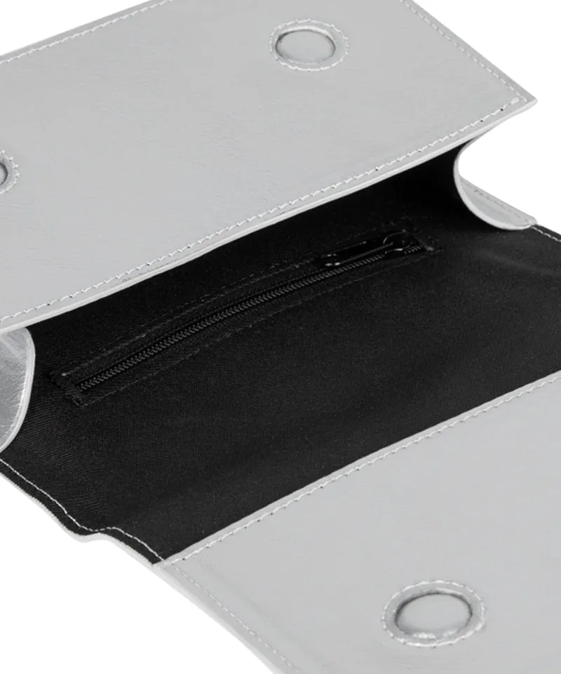 LE SONNET Shining Belt Bag - Silver