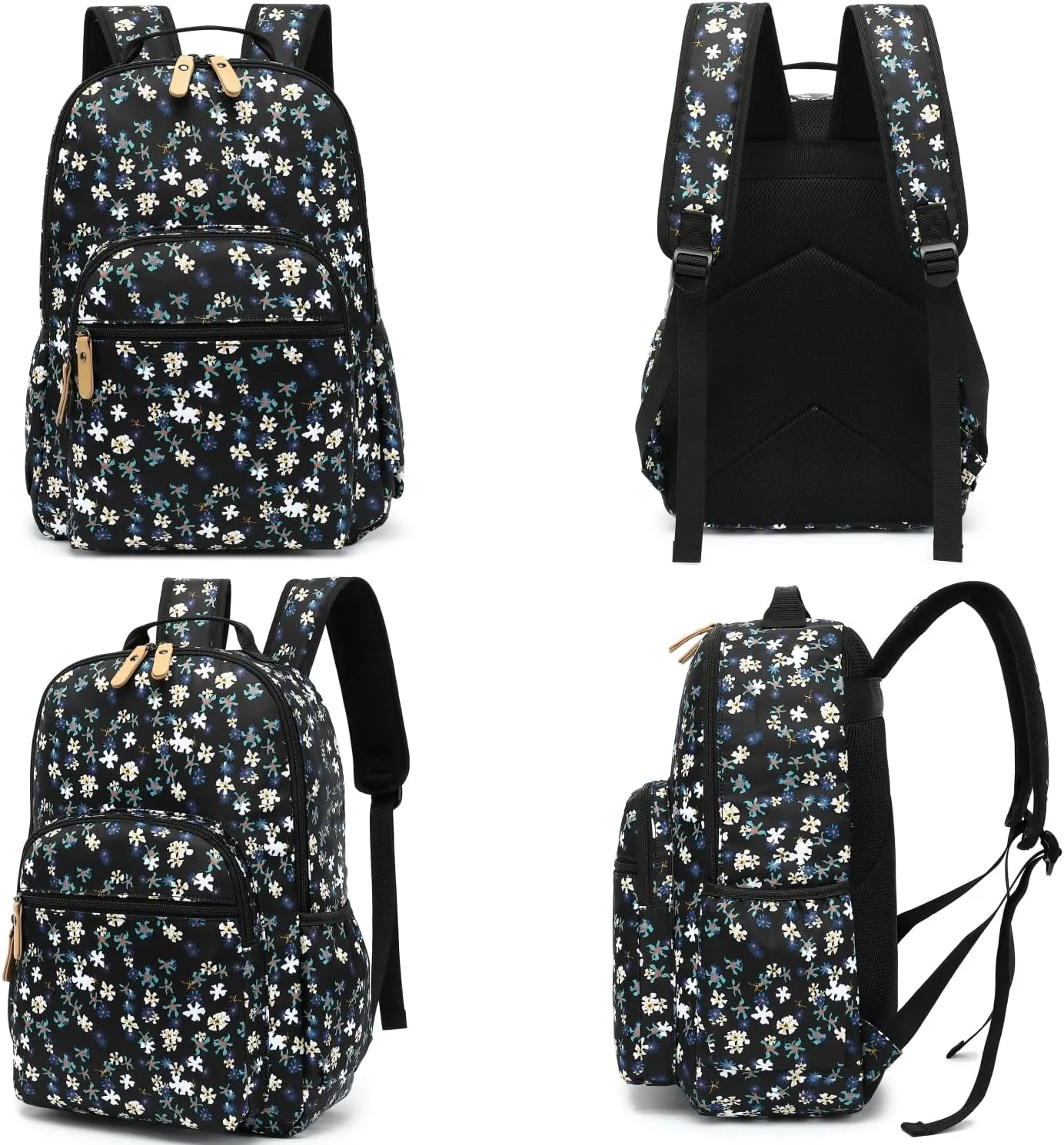 Leaper Water-resistant Floral Backpack Travel Bag bags Satchel