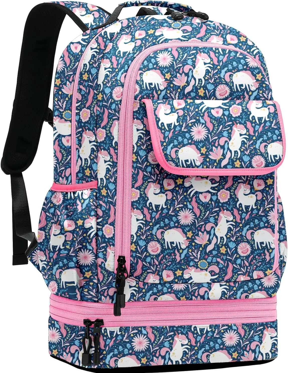 Leaper Water-resistant Floral Backpack Travel Bag bags Satchel
