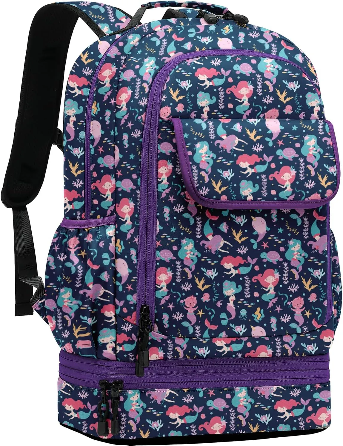 Leaper Water-resistant Floral Backpack Travel Bag bags Satchel