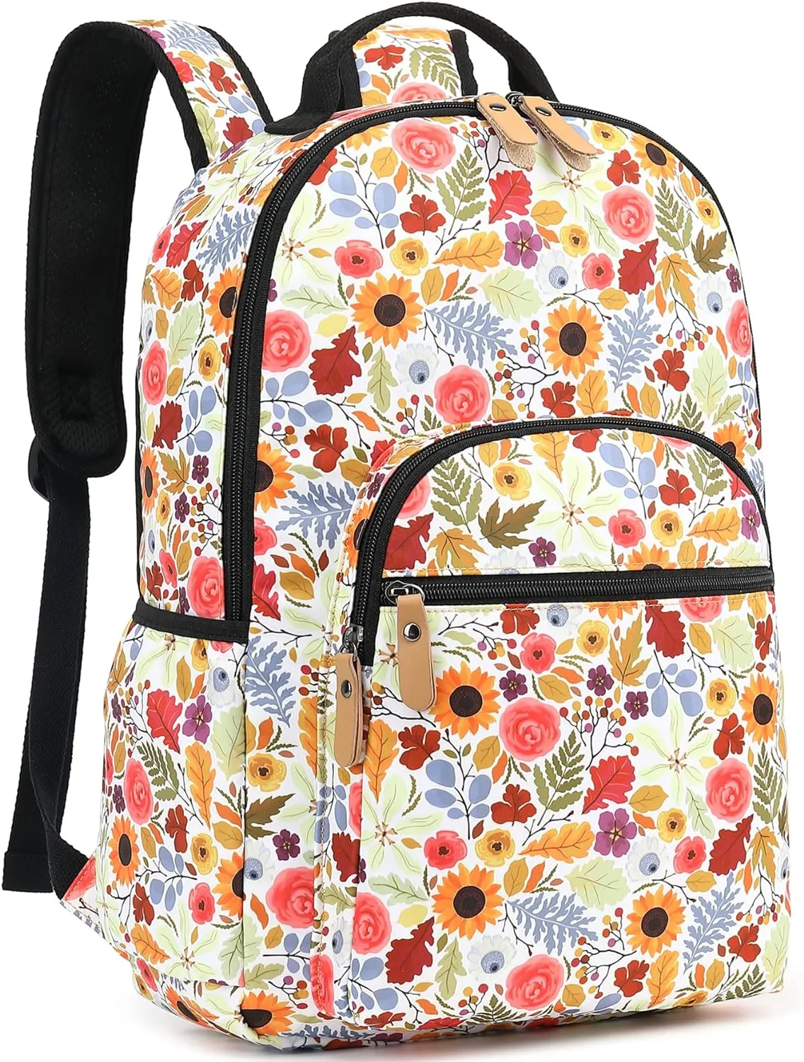 Leaper Water-resistant Floral Backpack Travel Bag bags Satchel
