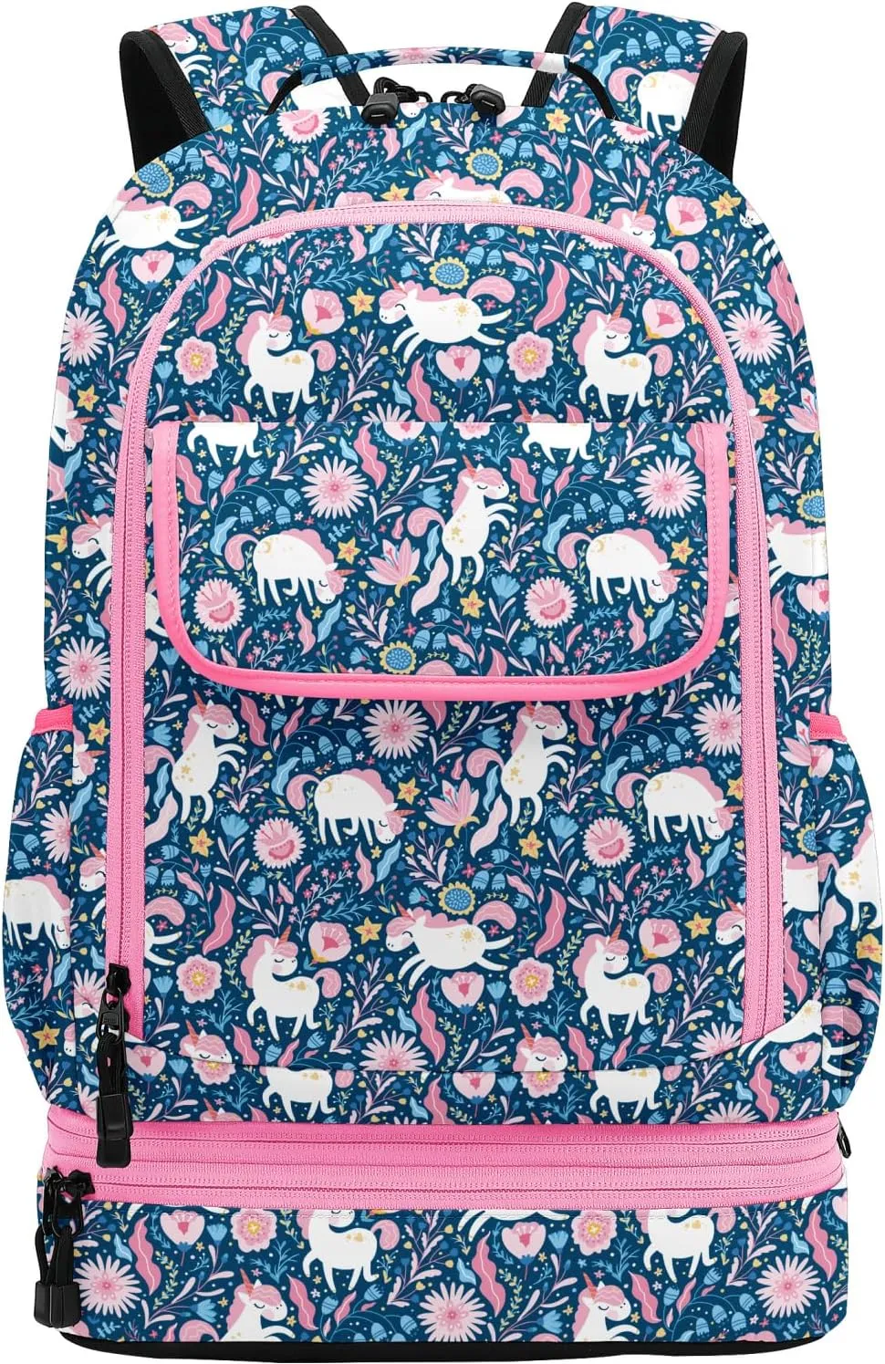 Leaper Water-resistant Floral Backpack Travel Bag bags Satchel