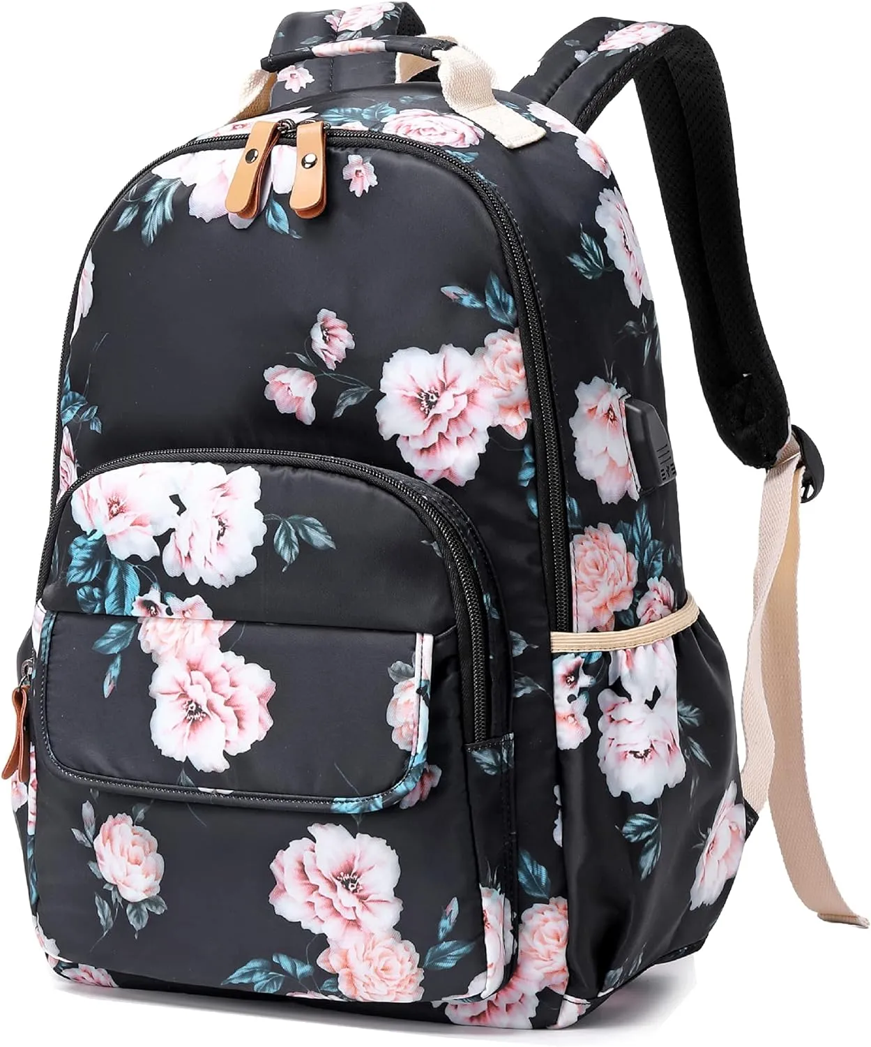 Leaper Water-resistant Floral Backpack Travel Bag bags Satchel