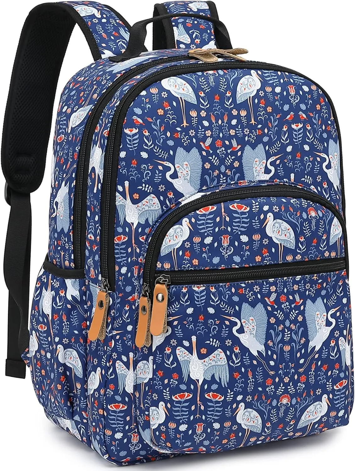 Leaper Water-resistant Floral Backpack Travel Bag bags Satchel