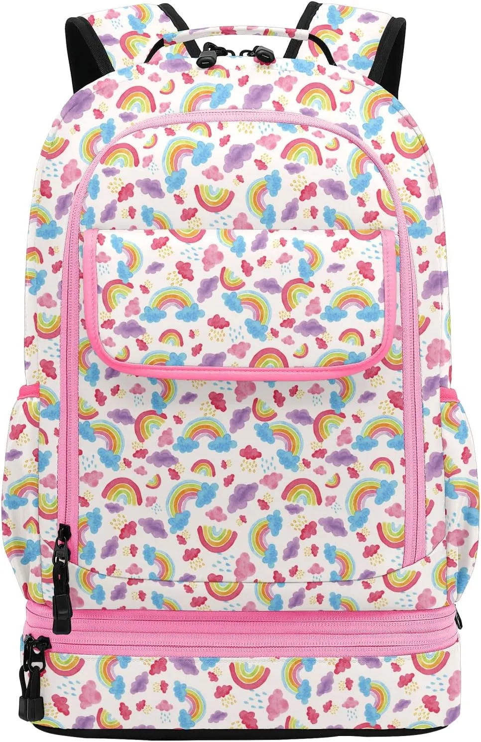 Leaper Water-resistant Floral Backpack Travel Bag bags Satchel