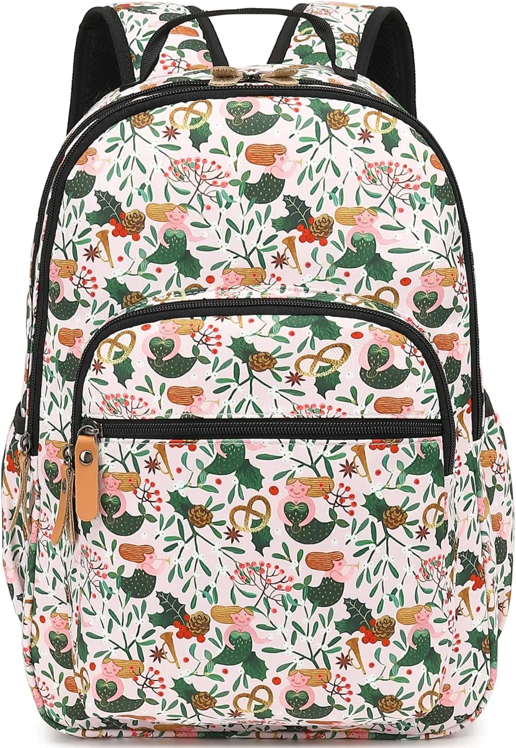 Leaper Water-resistant Floral Backpack Travel Bag bags Satchel