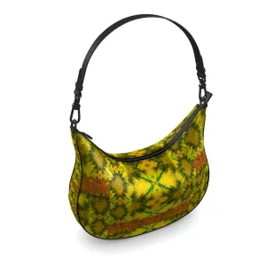 Leather Curve Hobo Bag (Chain Collection) RJSTH@Fabric#1 RJSTHs2021 RJS