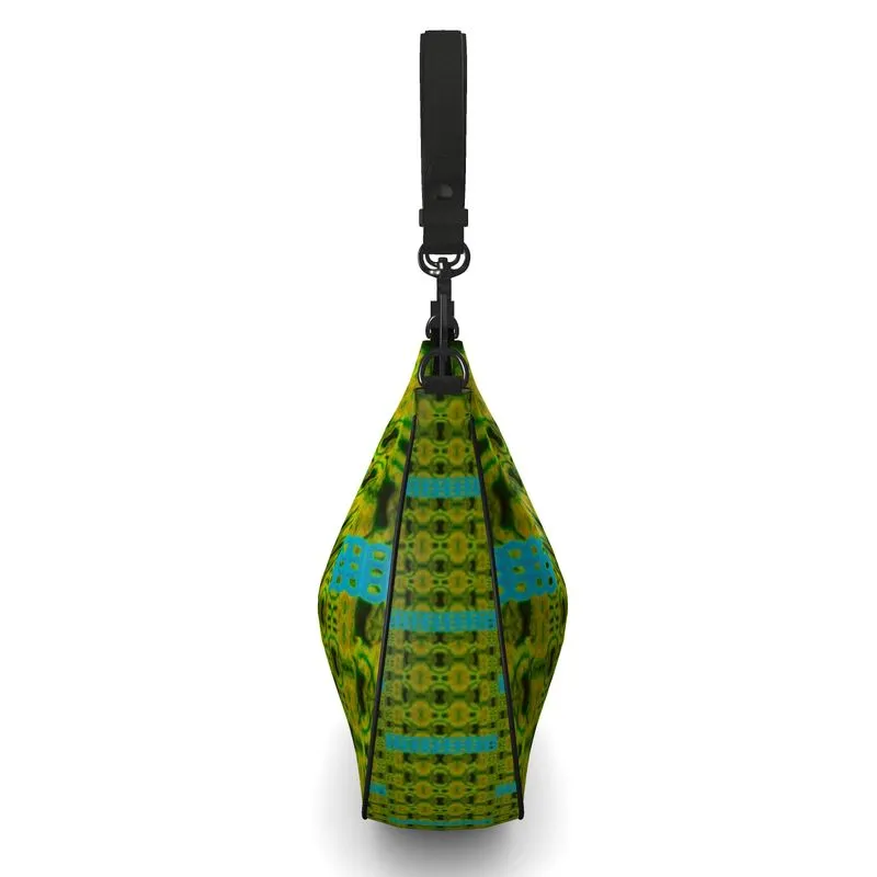 Leather Curve Hobo Bag (Chain Collection) RJSTH@Fabric#10 RJSTHs2021 RJS