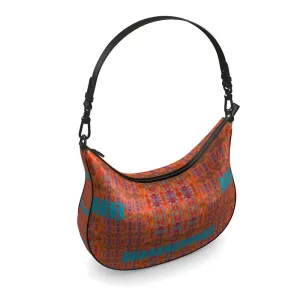 Leather Curve Hobo Bag (Chain Collection) RJSTH@Fabric#12 RJSTHs2021 RJS