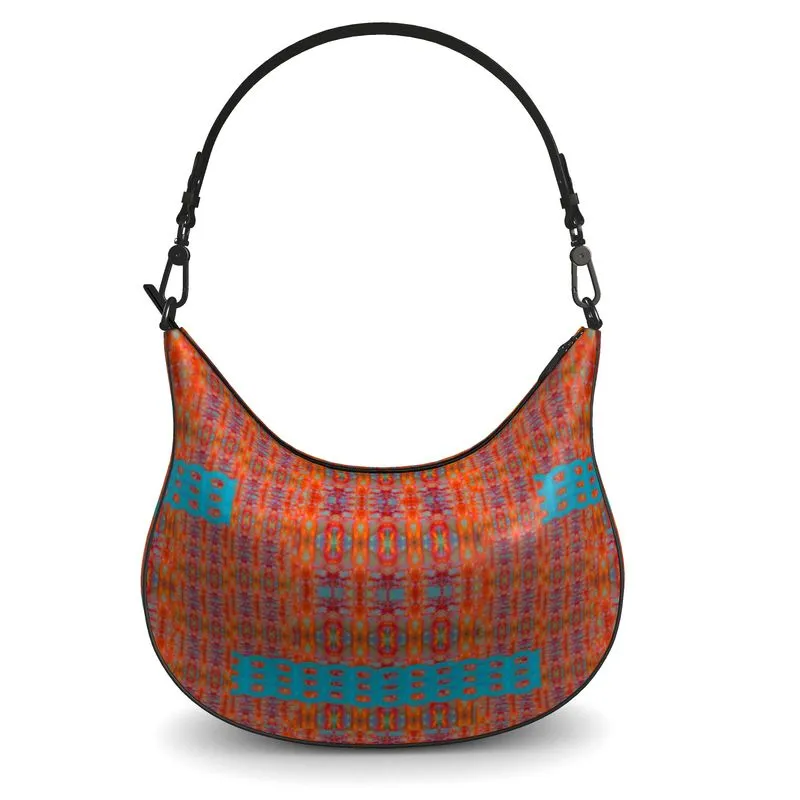 Leather Curve Hobo Bag (Chain Collection) RJSTH@Fabric#12 RJSTHs2021 RJS
