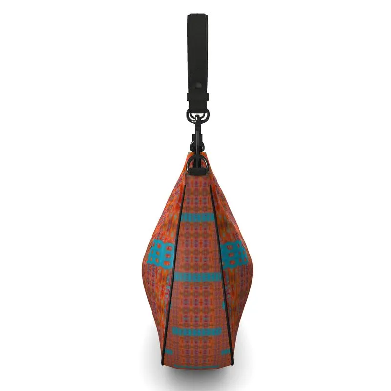 Leather Curve Hobo Bag (Chain Collection) RJSTH@Fabric#12 RJSTHs2021 RJS