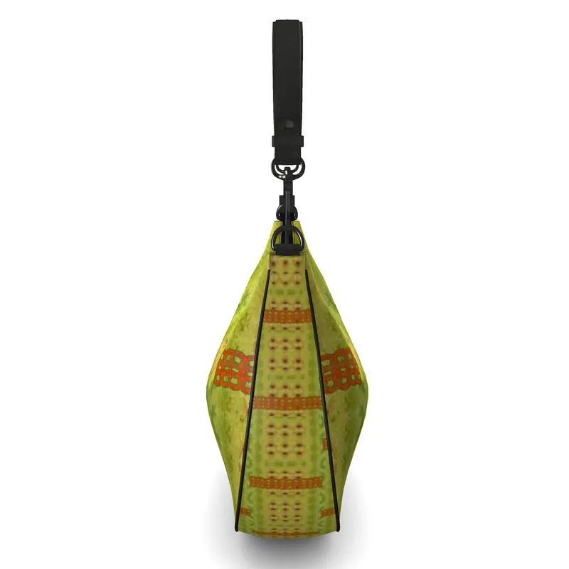 Leather Curve Hobo Bag (Chain Collection) RJSTH@Fabric#2 RJSTHs2021 RJS