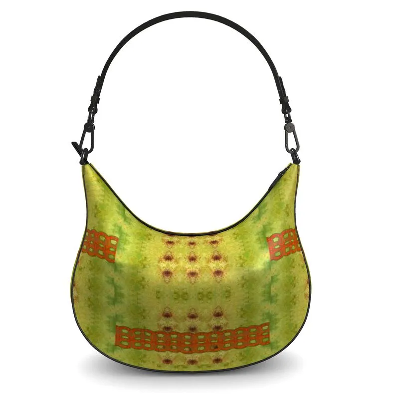 Leather Curve Hobo Bag (Chain Collection) RJSTH@Fabric#2 RJSTHs2021 RJS