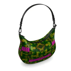 Leather Curve Hobo Bag (Chain Collection) RJSTH@Fabric#7 RJSTHs2021 RJS
